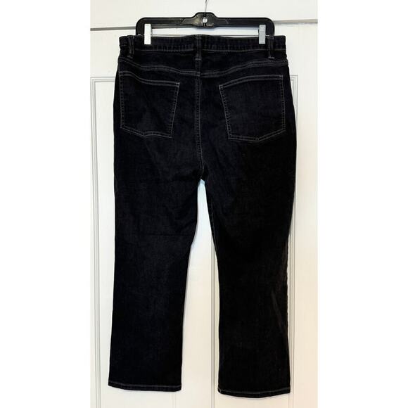 Eileen Fisher Organic Cotton Straight Leg Relaxed Fit Ankle Jeans Size 14 - Picture 2 of 4